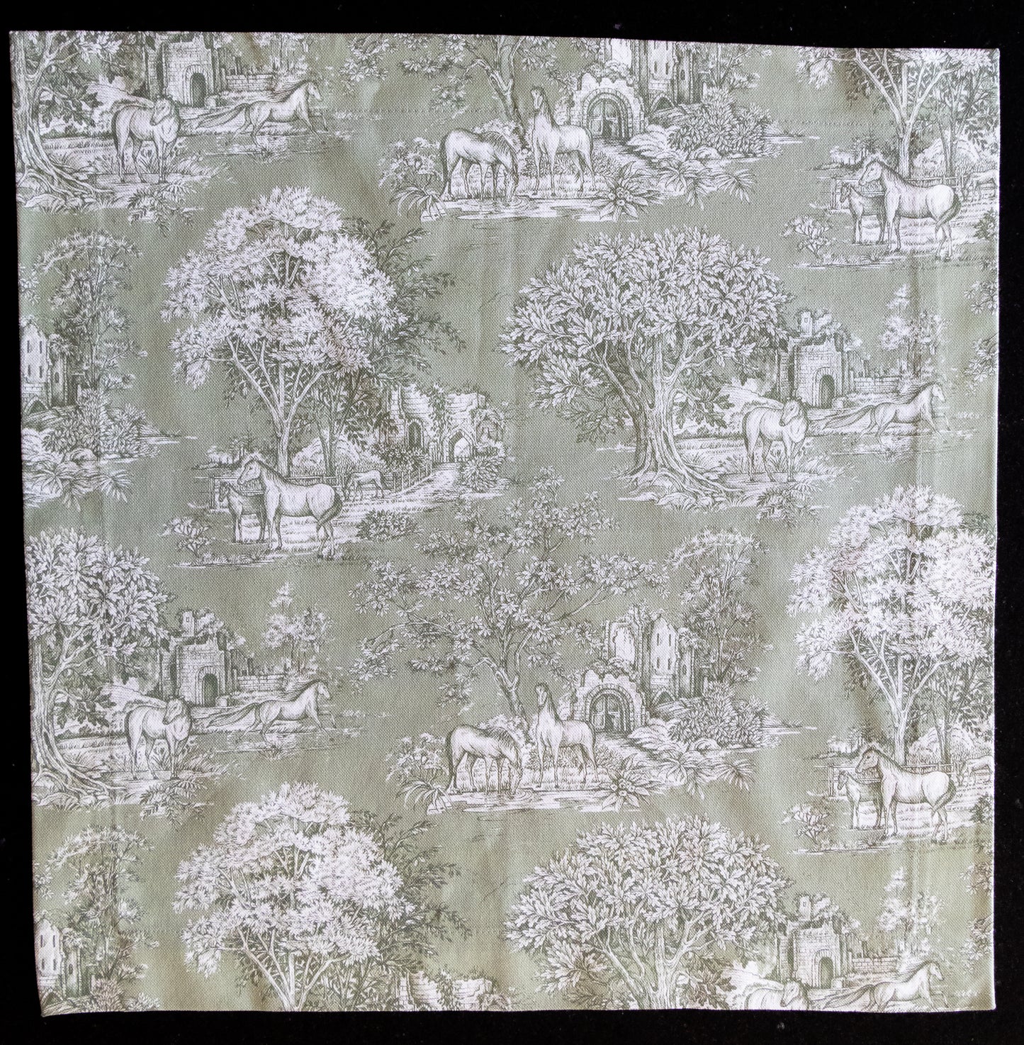 Servilleta Toile de Jouy (Verde)