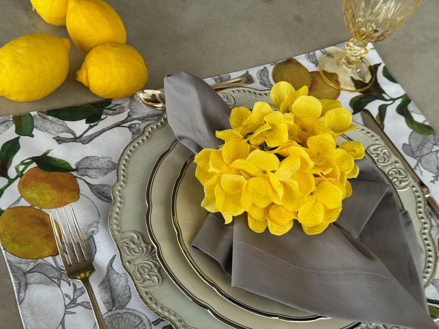 Servilleta algodón (Gris Oscuro)