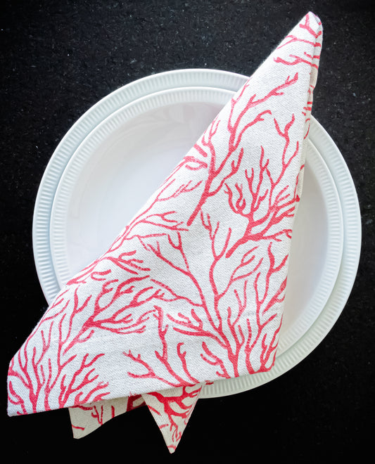 Servilleta Corales Rojo