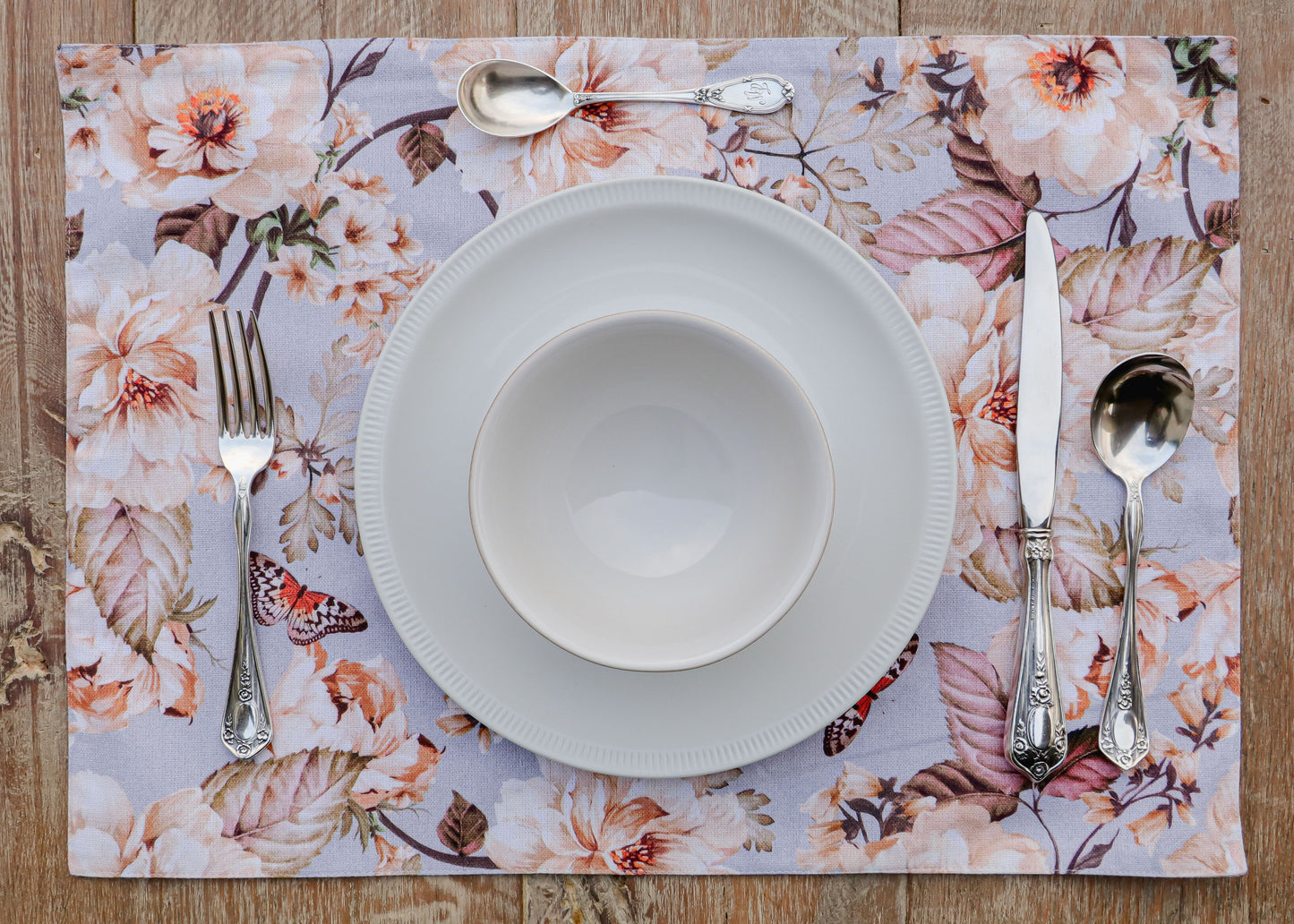 Mantel Individual - Flor (Durazno)