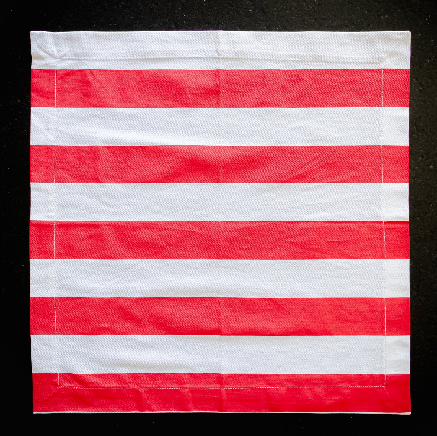 Servilleta Rayas Gruesas  (Rojo)