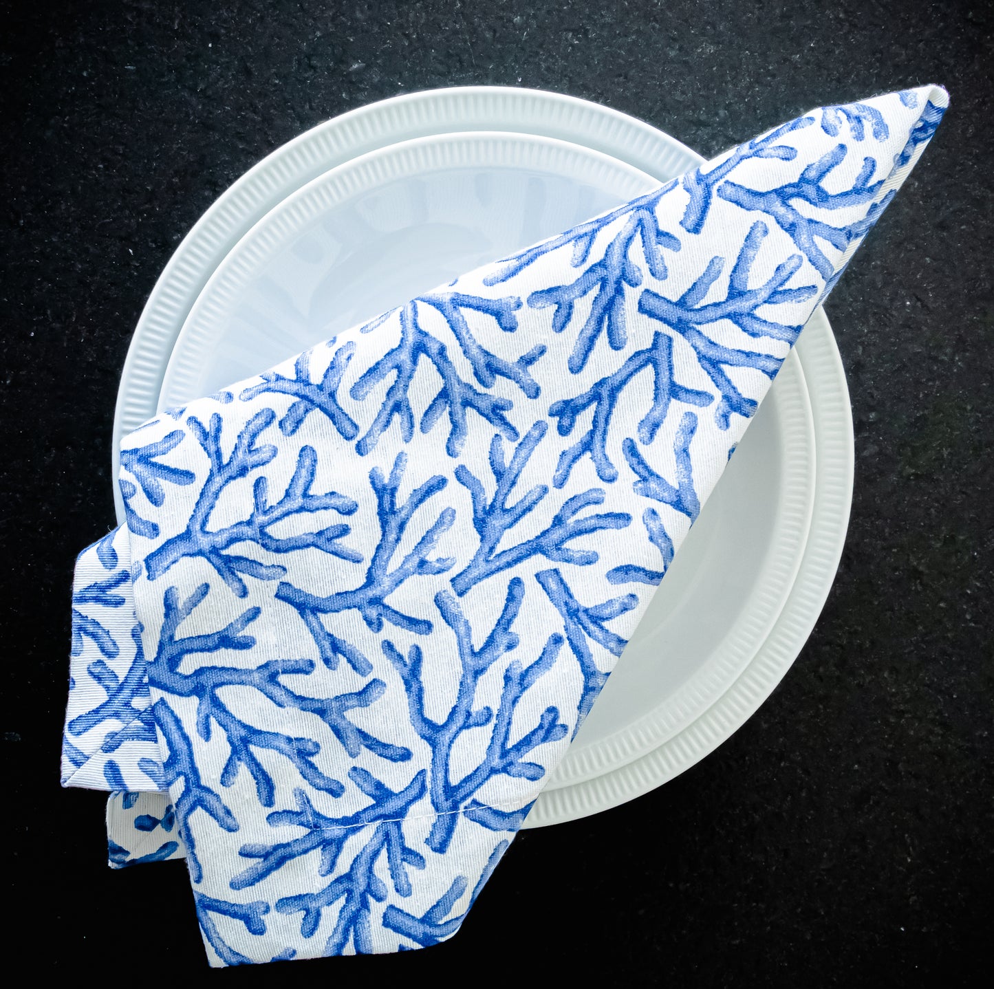 Servilleta Corales Azul