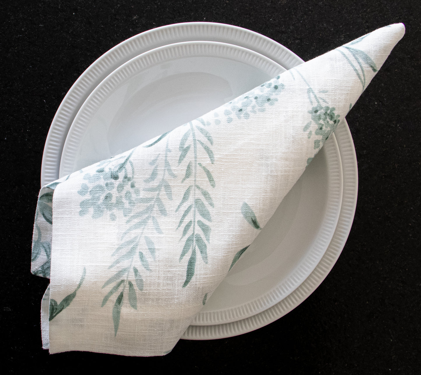 Servilleta - Florecillas y ramas (Sage)