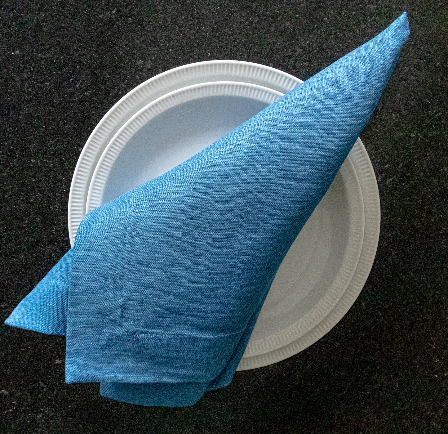 Servilleta Lino  (Azul Acero)