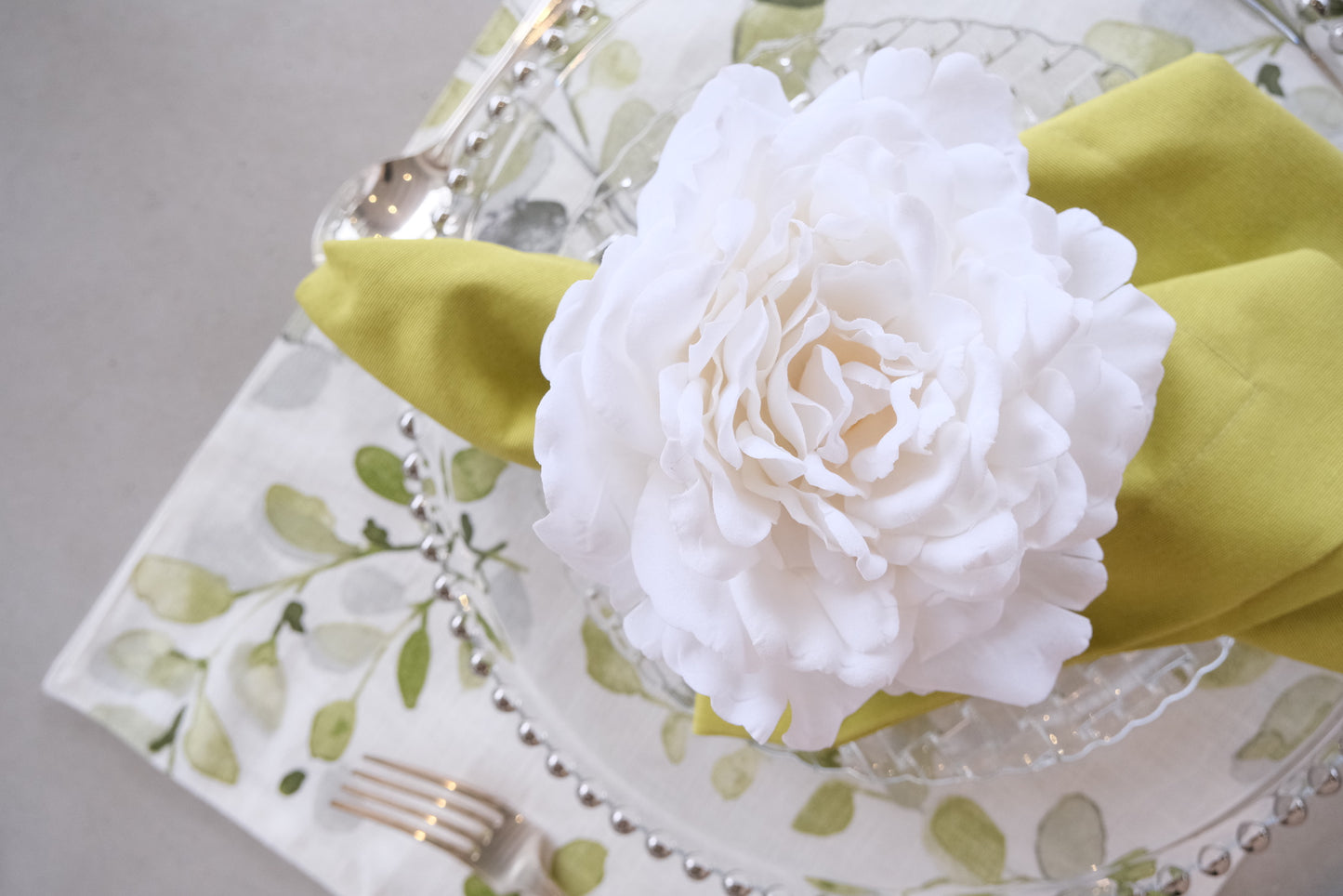 Mantel Individual - Hojitas (Verde)