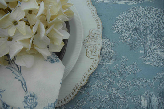 Mantel Individual - Toile de Jouy (Azul)