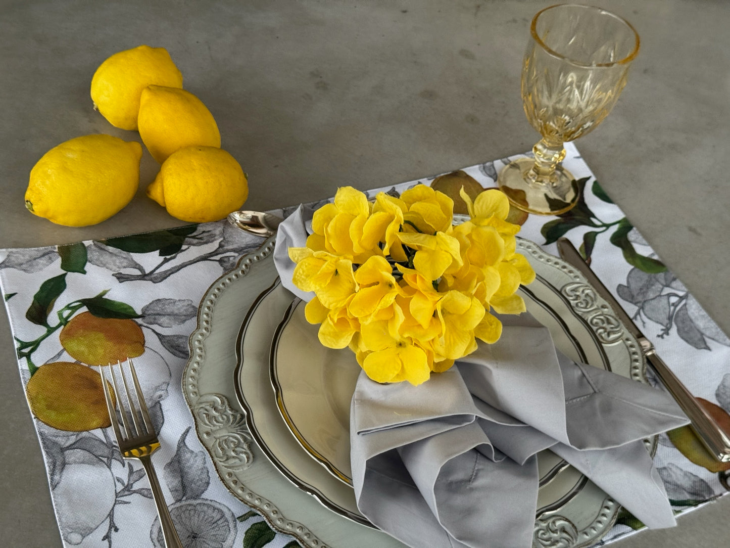 Servilleta algodón (Gris Claro)