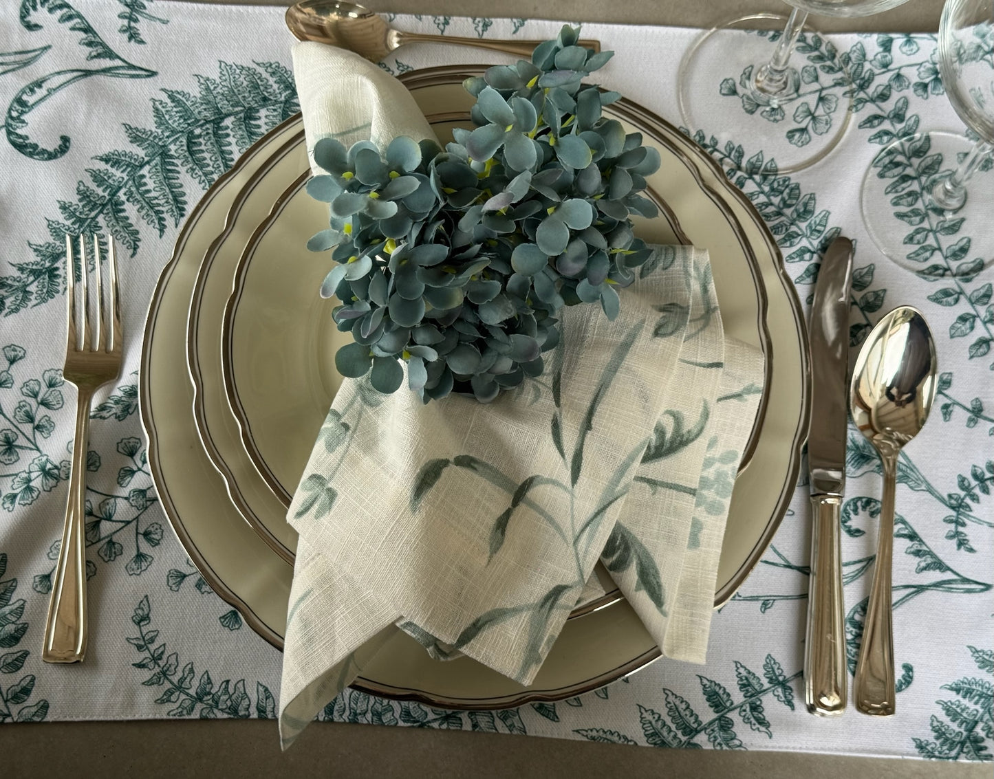 Mantel Individual - Helechos (Sage)