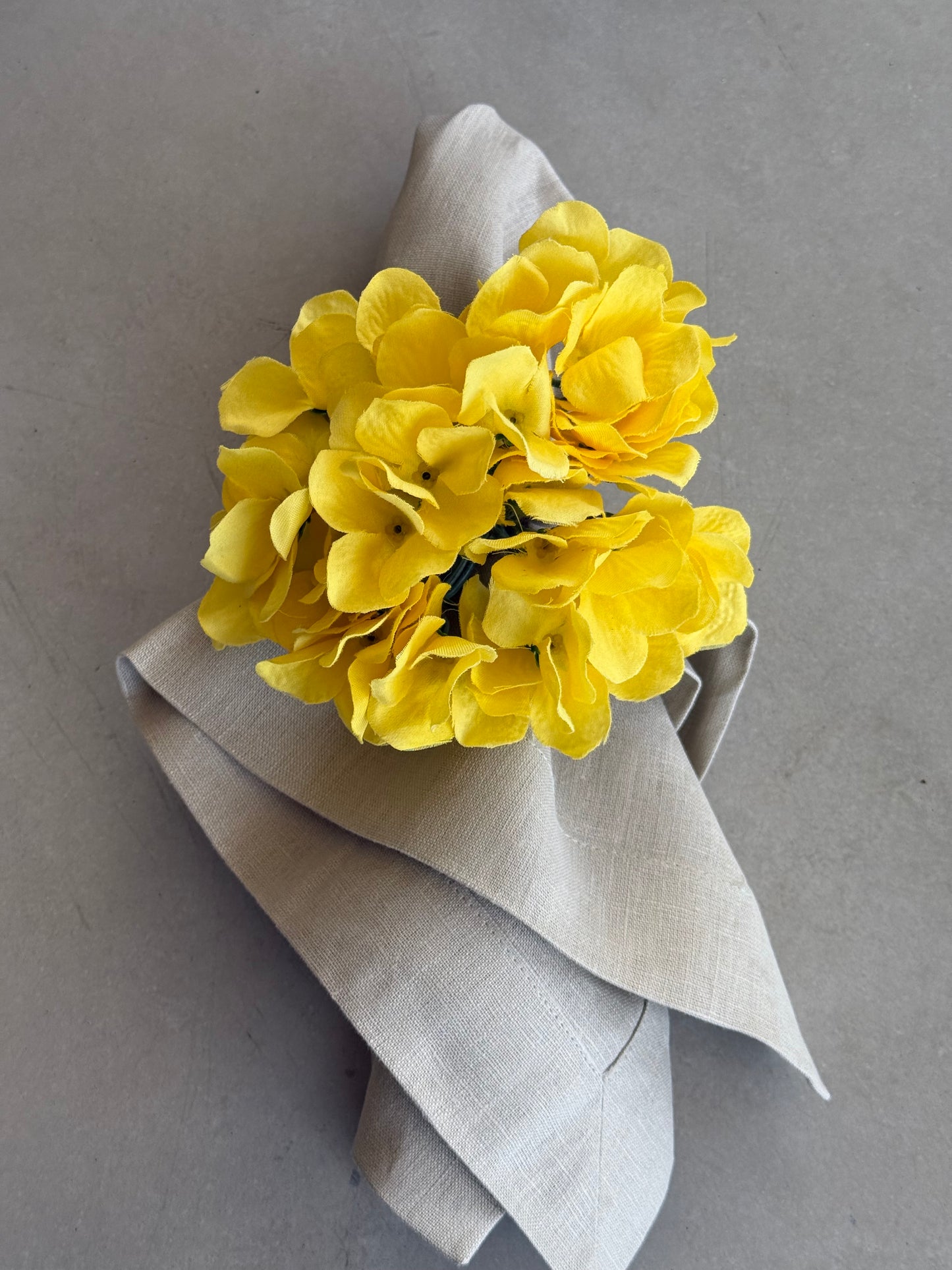 Servilletero - Hortencia (Amarilla)