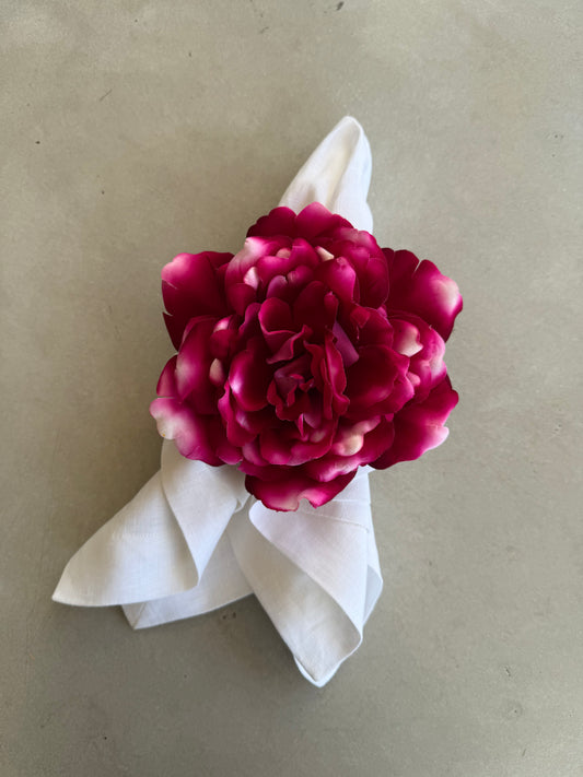 Servilletero - Rosa Inglesa (Rosa Profundo)