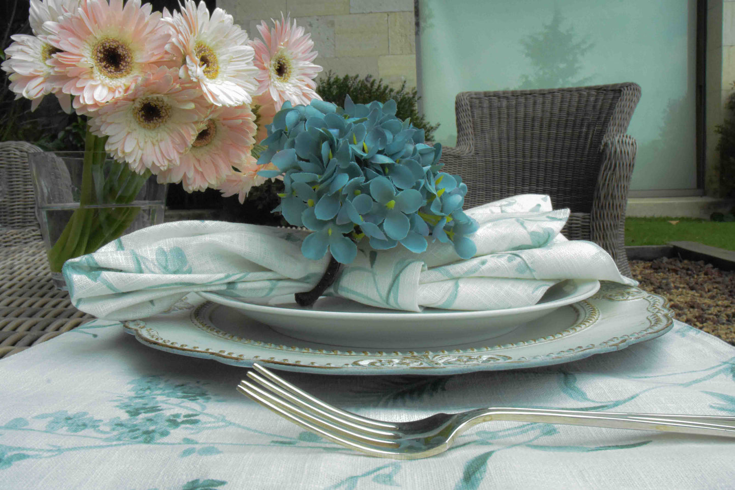 Servilleta - Florecillas y ramas (Sage)