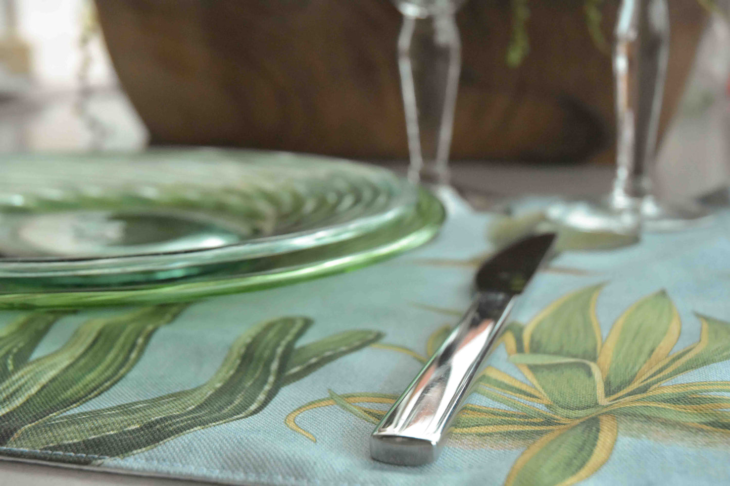 Mantel Individual Maguey Azul