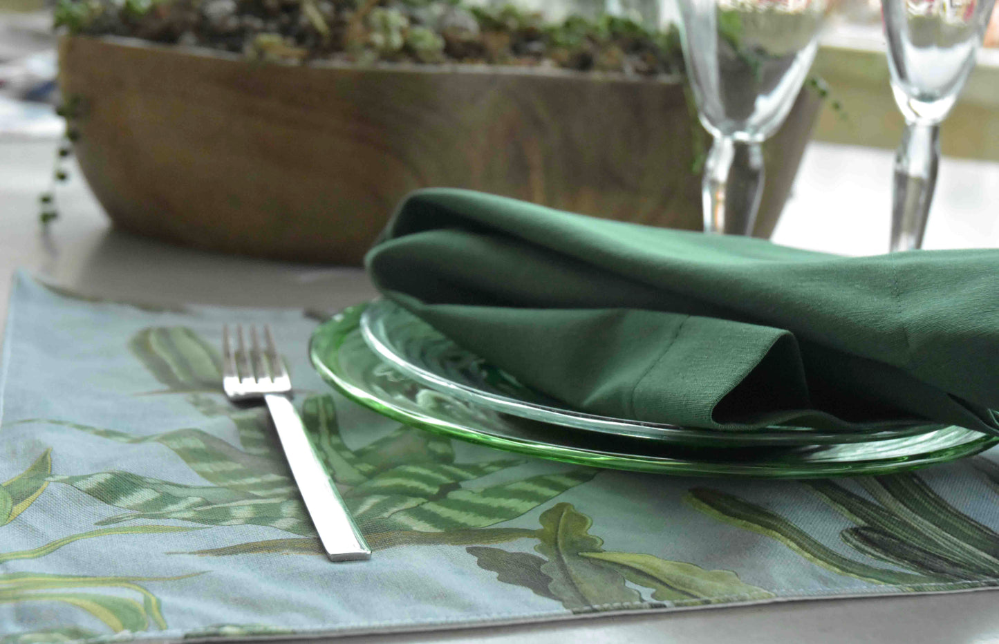 Mantel Individual Maguey Azul