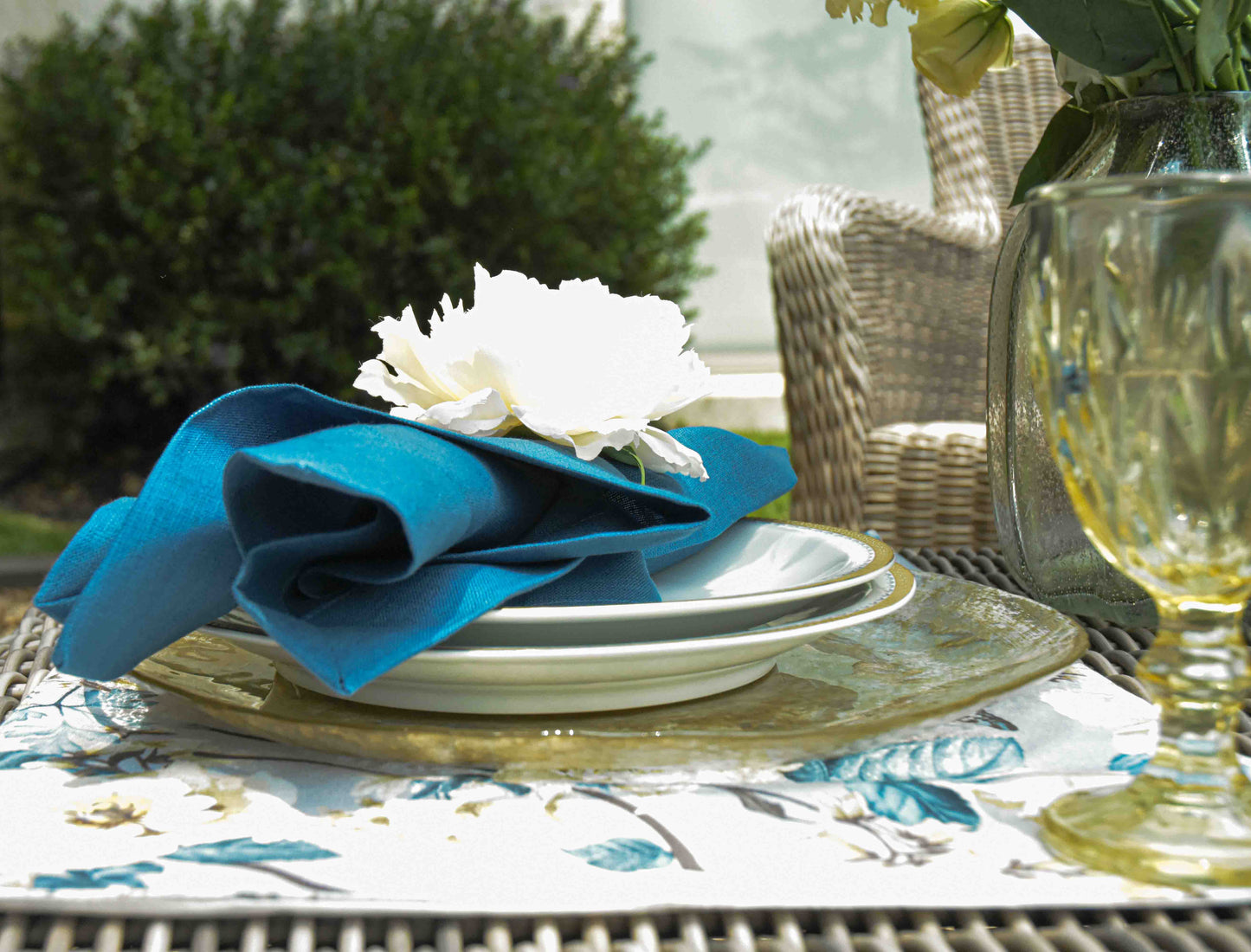 Servilleta Lino  (Azul Acero)