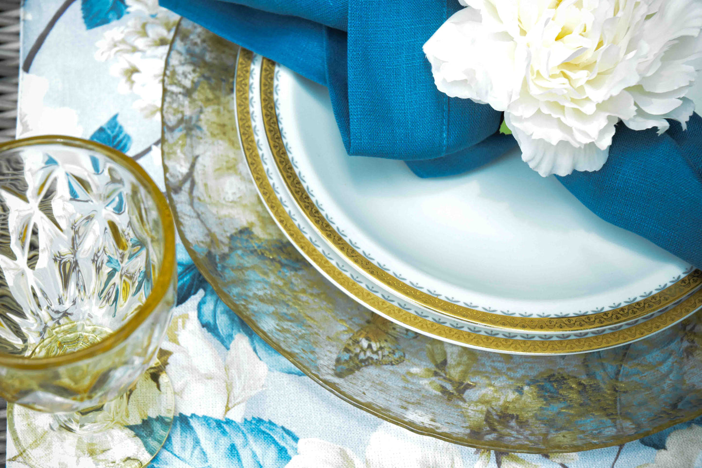 Servilleta Lino  (Azul Acero)